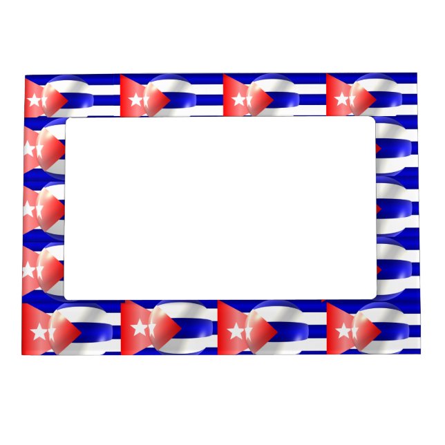 Cuban Flag Magnetic Frame (Front)