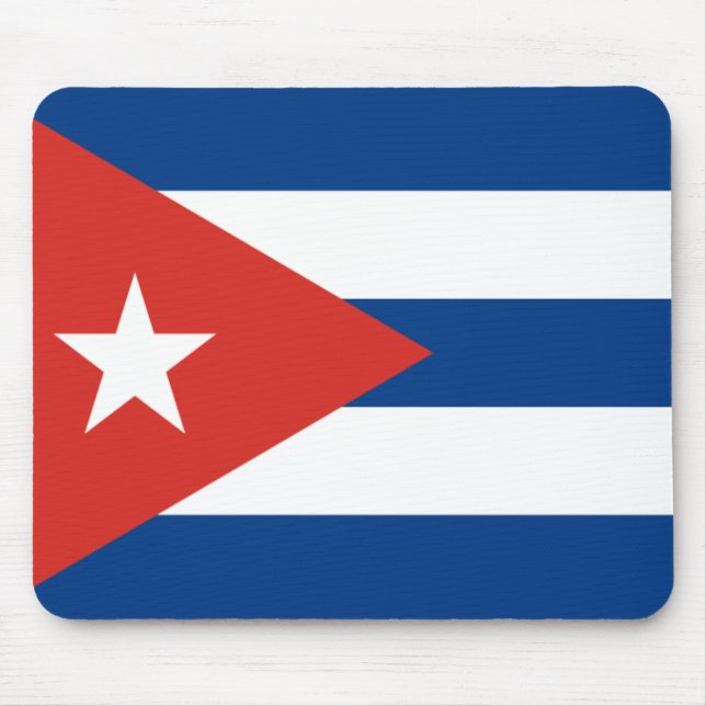 Cuban Flag Mouse Pad (Front)