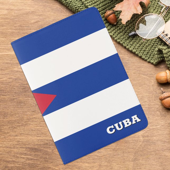 Cuban Flag passport, holiday, Cuba Passport Holder (Cuba Passport Cover / Flag)