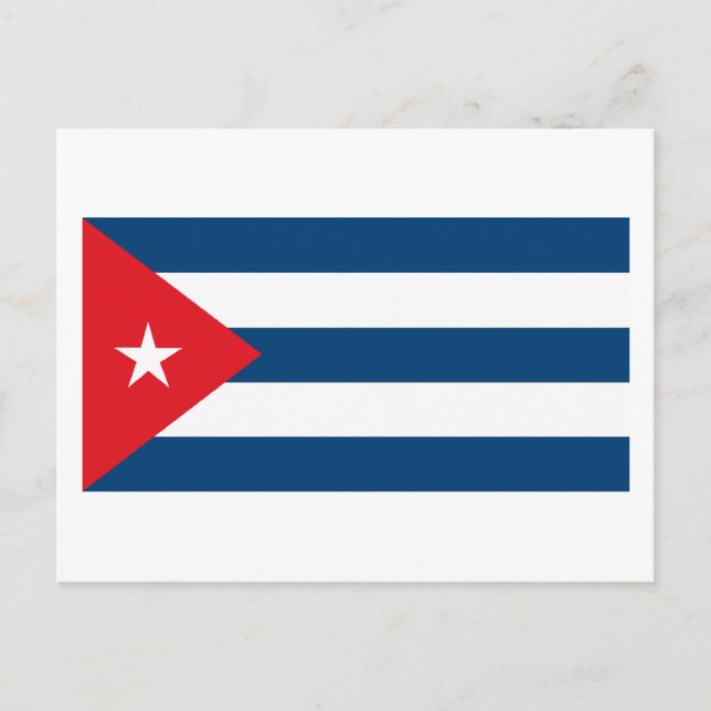 Cuban Flag Postcard (Front)