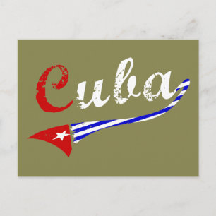 Cuban Flag Postcard
