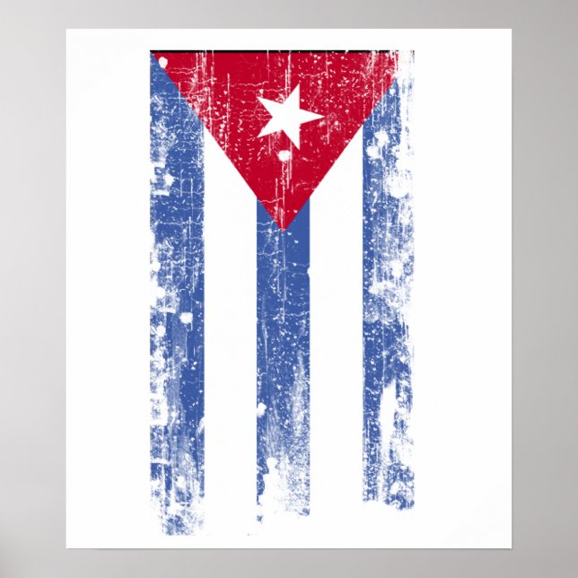 Cuban Flag Poster (Front)