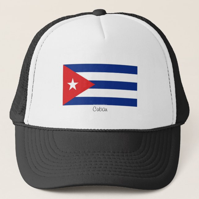 Cuban flag souvenir hat (Front)