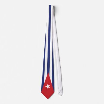 Cuban Flag Tie by CoffeeRules at Zazzle