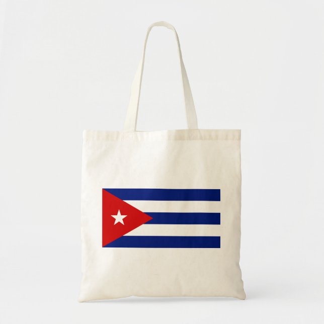 Cuban Flag Tote Bag (Front)
