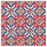 Cuban Flag &amp; Trendy Cuba Fabric fashion GLD
