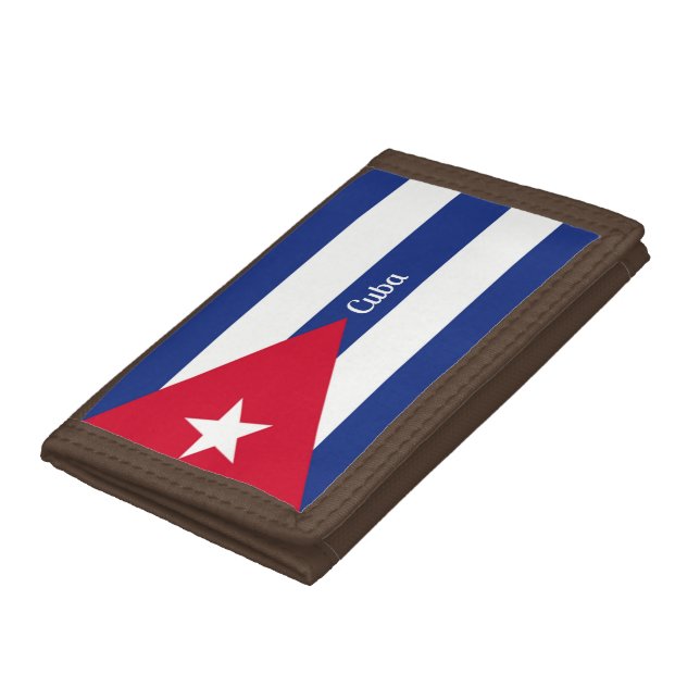 Cuban Flag Tri-fold Wallet (Bottom)
