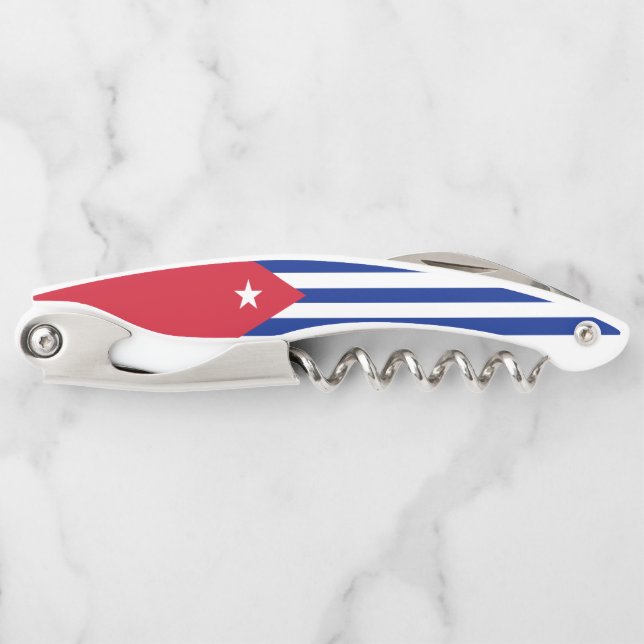 Cuban flag waiter's corkscrew (Front)