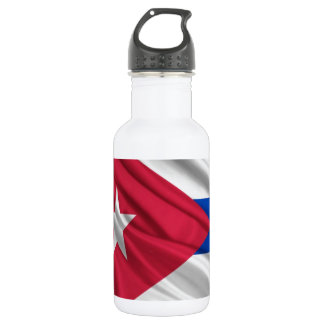 Cuban Flag Water Bottle