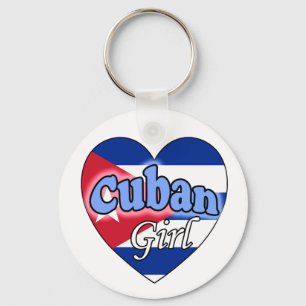 Cuban Girl Sleutelhanger Keychain