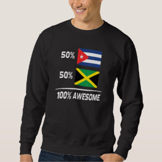 Cuban Jamaican Flag Cuba Jamaica Sweatshirt