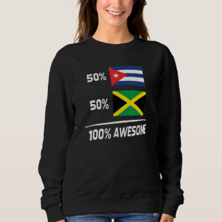 Cuban Jamaican Flag Cuba Jamaica Sweatshirt