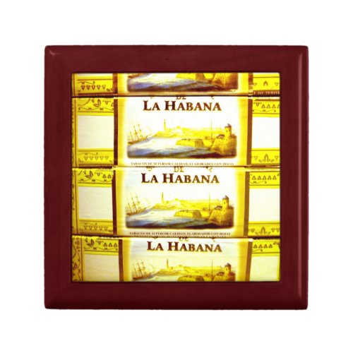 Cuban La Habana Cigars  Keepsake Box