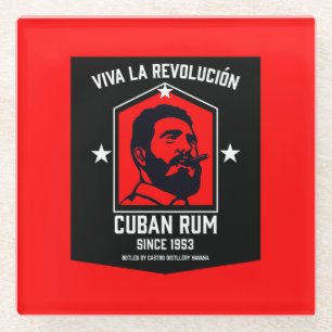 Cuban Libre Rum Drinkers Revolution  Glass Coaster