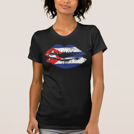 Cuban Lips Tank Top Design For Women.