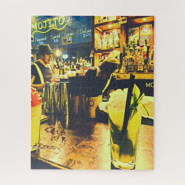 Cuban Mojito bar Jigsaw Puzzle (Vertical)