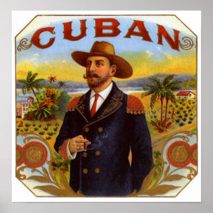 cuban vintage cigar posters