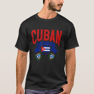 Cuban Pride Coat of Arms Flag for Men Women. T-Shirt