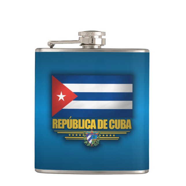 Cuban Pride Flask (Front)