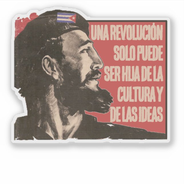 CUBAN REVOLUTION STICKER (Front)