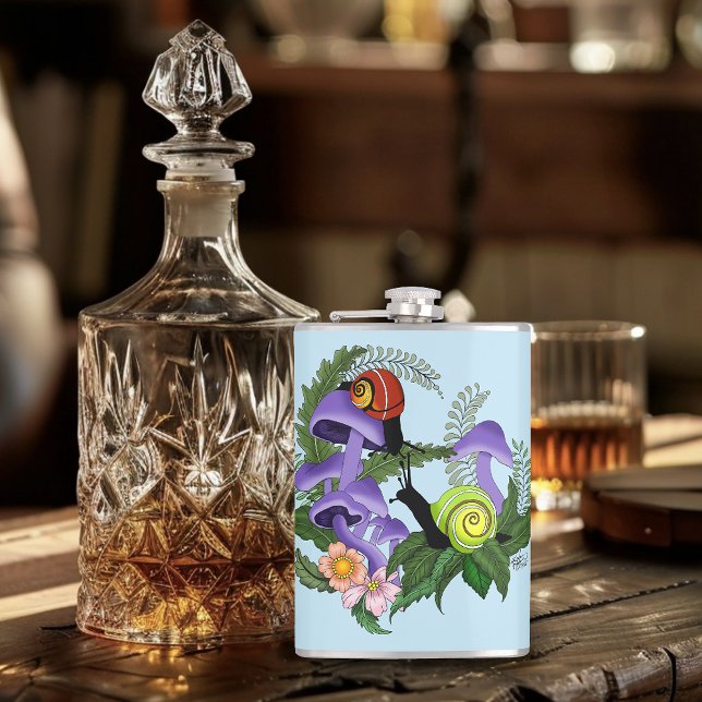 Cuban Snails Purple Mushrooms Flask (Creator Uploaded)