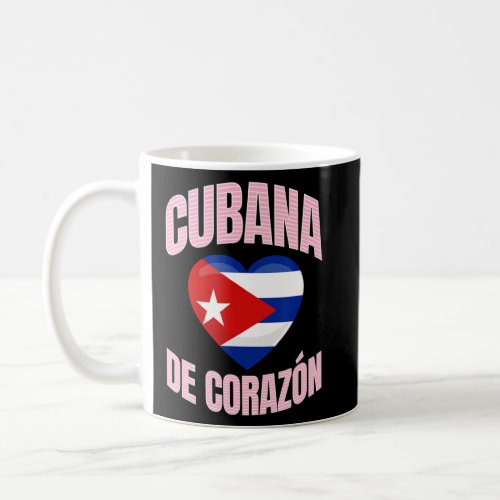 Cubana De Corazn I Love Cuba  Coffee Mug