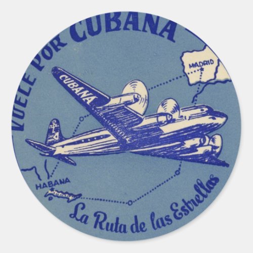 Cubana Vintage Luggage Tag