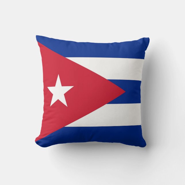 Cubanese Flag on American MoJo Pillow (Front)