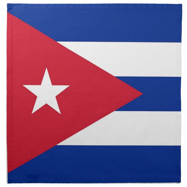 Cubanese Flag on MoJo Napkin (Front)