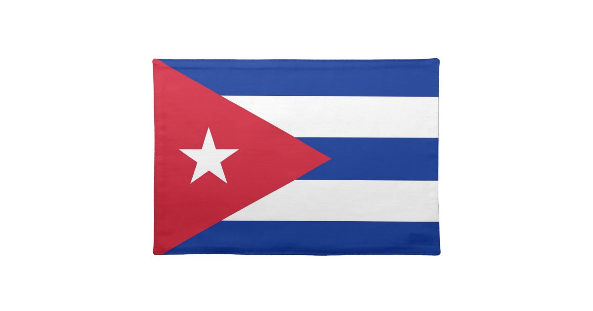 Cubanese Flag on MoJo Placemat Zazzle