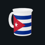 Cubanese Flag Pitcher<br><div class="desc">Enhance your gatherings with our pitcher featuring the vibrant flag of Cuba! This pitcher is more than just a serving piece; it’s a celebration of Cuba’s rich cultural heritage and national identity. The bold Cuban flag design adds a unique and meaningful touch, making it a perfect way to showcase your...</div>