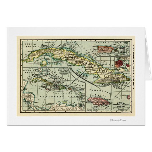 CubaPanoramic MapCuba Cards (Front Horizontal)
