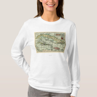 CubaPanoramic MapCuba T-Shirt
