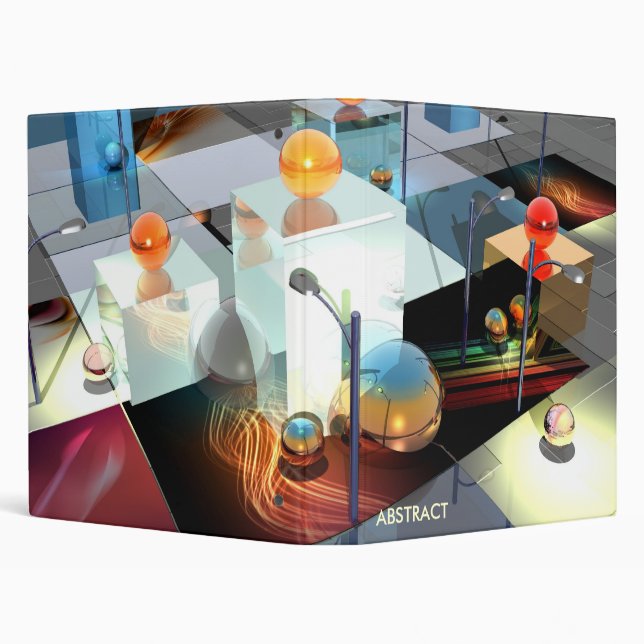 cube 3 ring binder (Background)