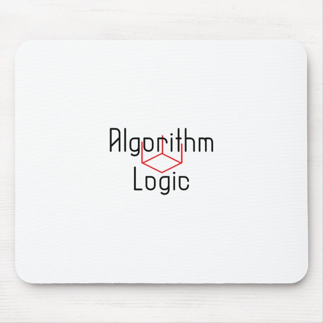 Cube Algorithm Logic Speed Cubing Buster Mouse Pad (Front)
