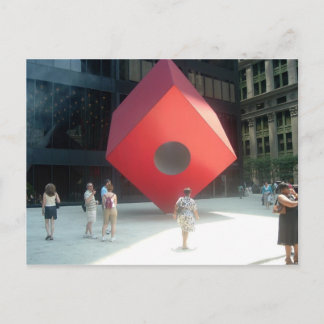 CUBE AT 140 BROADWAY POSTCARD