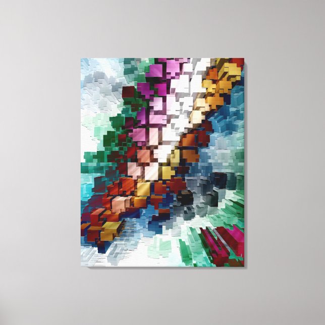 Cube Centric Canvas Print (Front)