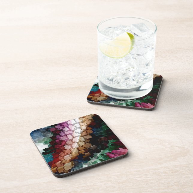 Cube Centric Dark Wind Drink Coaster (Right Side)