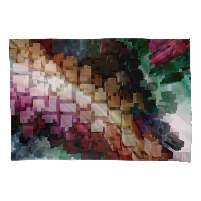 Cube Centric Dark Wind Pillow Case (Front)