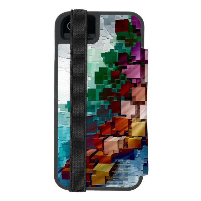Cube Centric Incipio iPhone Wallet Case (Folio Back)