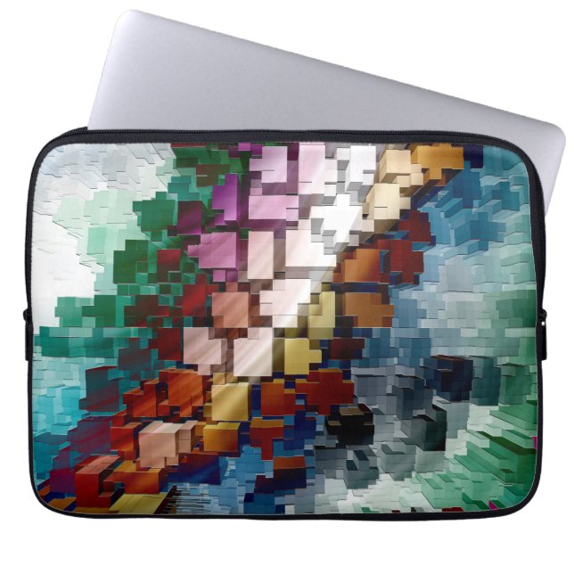 Cube Centric Laptop Sleeve (Front)