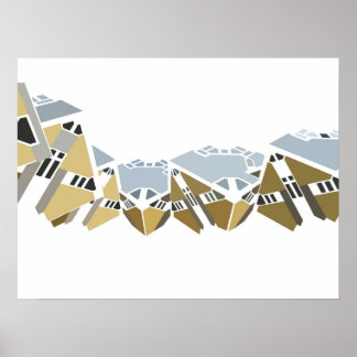 Cube House Poster