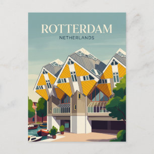 Cube Houses Netherlands Postcard