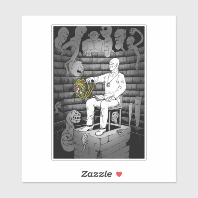 Cube Magic and Monsters Sticker (Sheet)