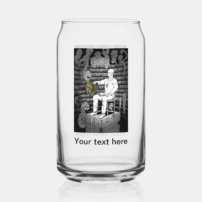 Cube Magic with Monsters Can Glass (Front)