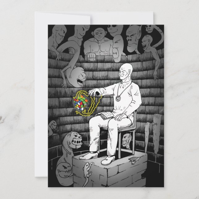 Cube Magic with Monsters Card (Front)