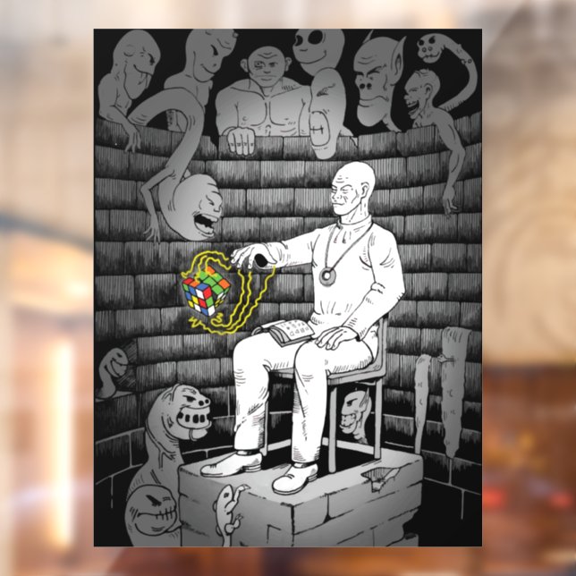 Cube Magic with Monsters Window Cling (Sheet 2)