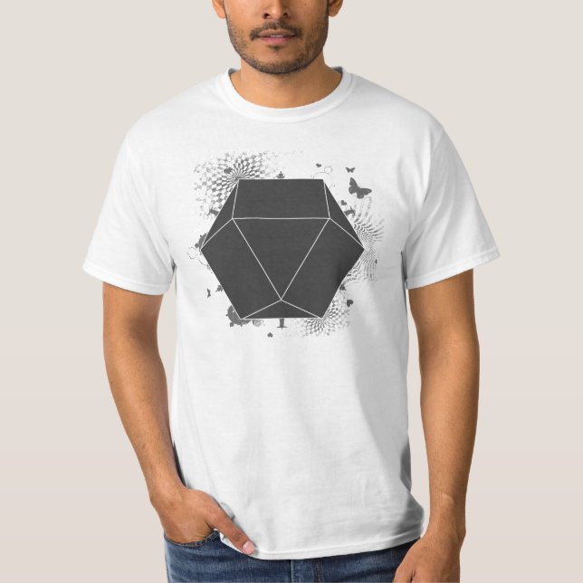 Cube Octahedron Archemedian Solid T-Shirt (Front)