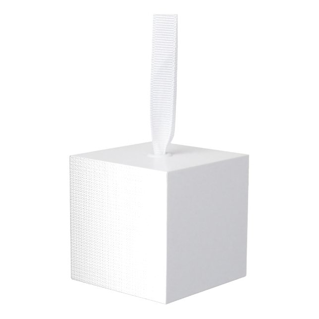 Cube Ornament (Front Angled)