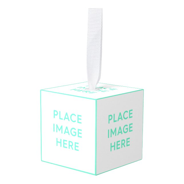 Cube Ornament (Front Angled)
